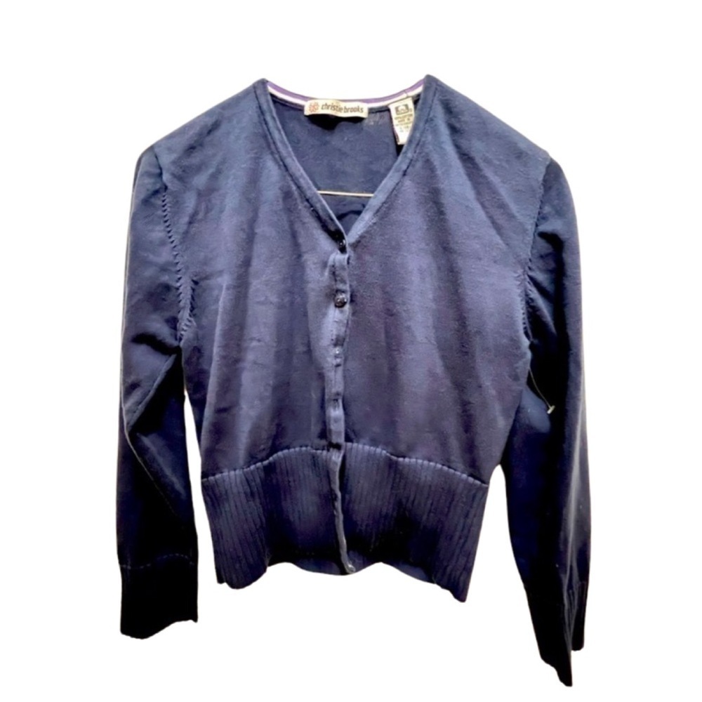 NWOT Christie Brooks kids button down sweater size L(14)